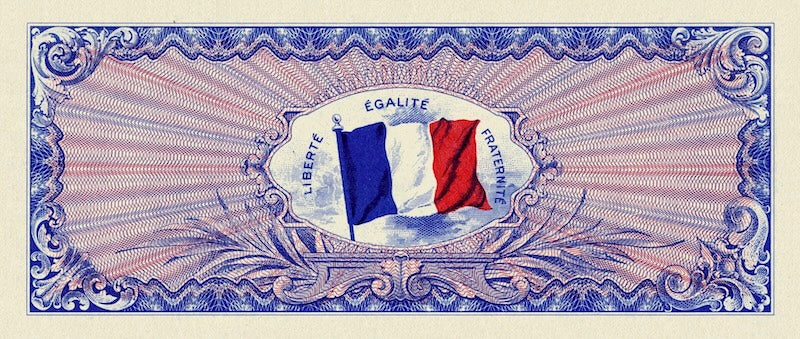 France banknote, Allied Military Occupation, 5000 Francs, 1944, Pick P-121, UNC