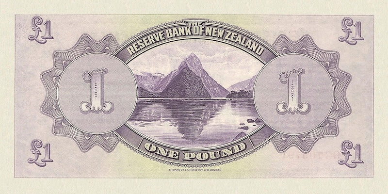 New Zealand banknote, Maori Pound Issue, £1 Pound, 1934, Pick P-155, UNC