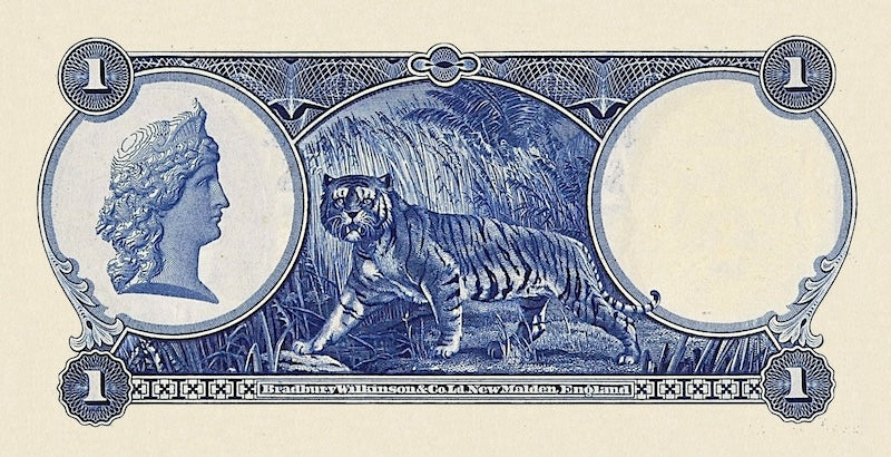 Straits Settlements banknotes, George V, $1 Dollar, 1931, Pick P-16, UNC