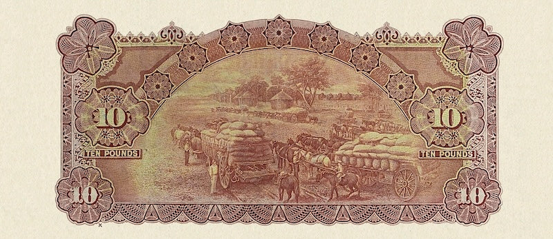 Australia banknotes, King George V, Commonwealth Bank, £10 Pounds, 1925, Pick P-18, UNC