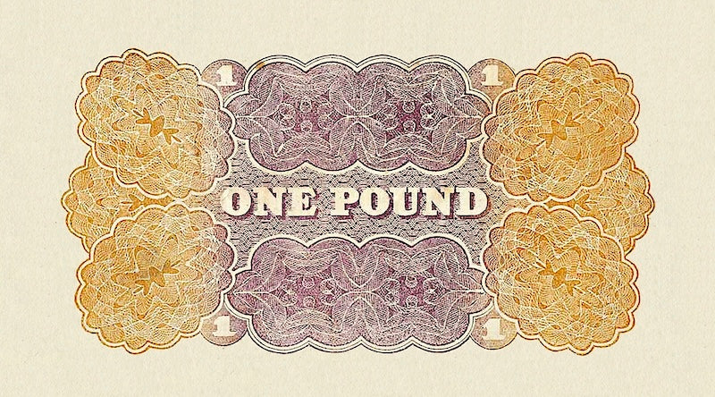 Australia banknotes, Commonwealth Treasury, £1 Pound, 1913, Pick P-2, UNC