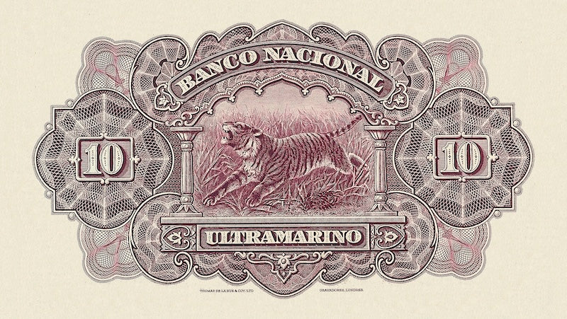 Portuguese India banknote, Banco Nacional Ultramarino, 10 Rupias, 1924, Pick P-26 UNC