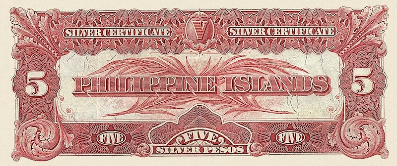Philippine Islands banknote, United States, 5 Pesos, 1903, Pick P-26, UNC 