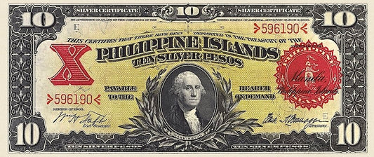 Philippine Islands banknote, United States, 10 Pesos, 1903, Pick P-27, UNC 