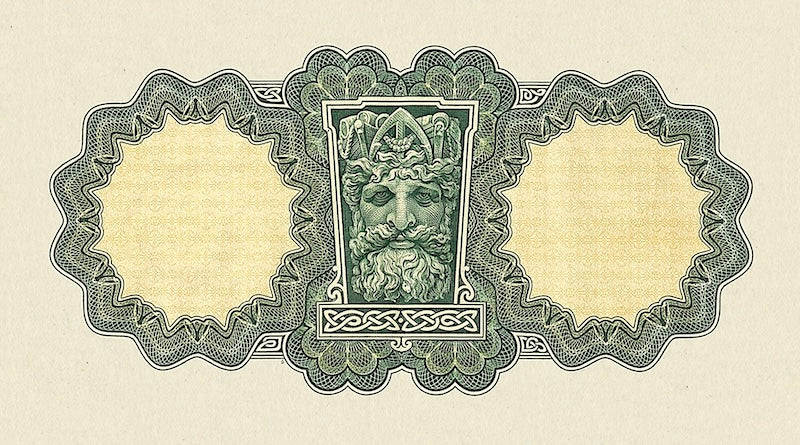 Ireland banknotes, Irish Free State (Saorstát Éireann), Lady Lavery Issue,  £1 Pound, 1928, Pick  P-2A, UNC