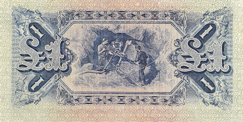 Australia banknotes, Treasury Issue, £1 Pound, 1913, Pick P-4, UNC