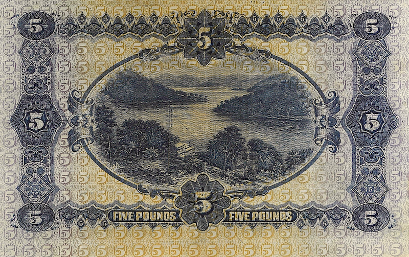 Australia banknotes, Treasury Issue, £5 Pounds, 1913, Pick P-5, UNC