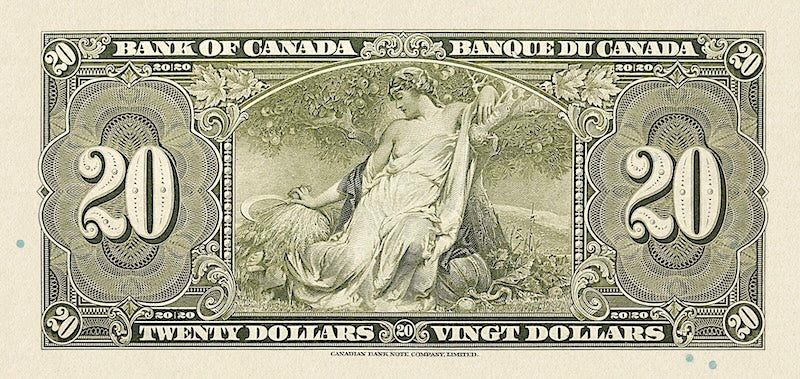 Canada banknote, Bank of Canada, $20 Dollars, 1937, Pick P-62, UNC