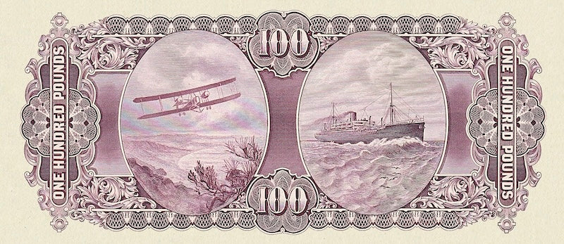 Australia banknotes, Commonwealth Treasury, £100 Pounds, unissued 1924, Pick P-NL, UNC